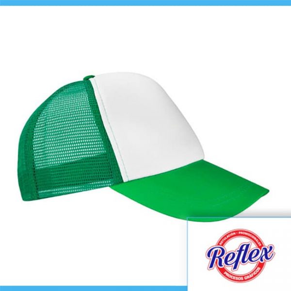 GORRA TRUCKER COLOR VERDE CAP 004 V Reflex Puebla - 1