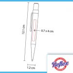 BOLíGRAFO LESTER COLOR PLATA RQ 015 S Reflex Puebla - 3