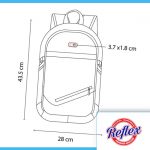 MOCHILA SLAVONSKY COLOR GRIS SIN 455 G Reflex Puebla - 4