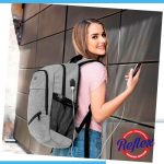 MOCHILA SLAVONSKY COLOR GRIS SIN 455 G Reflex Puebla - 3
