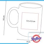 TAZA ESPIRIT COLOR BLANCO TAZ 001 B Reflex Puebla - 2
