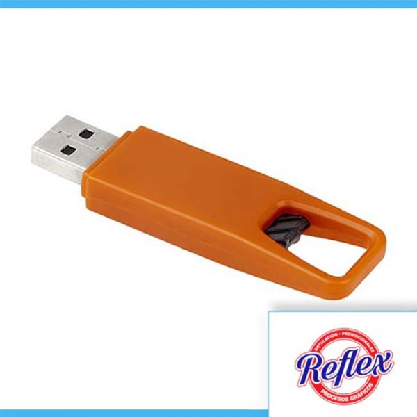USB KINEL 16GB COLOR NARANJA USB 092 O Reflex Puebla - 1
